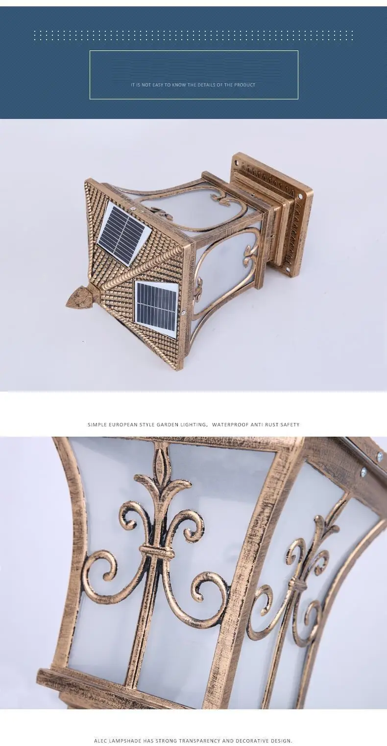 Ворота Foco Jardin внешний свет проектор Lampione да Lampade Giardino светодиодный солнечный уличный светильник Exterieur ландшафтное освещение