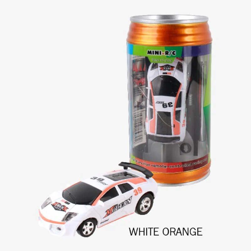 8 Colors Hot Sales Coke Can Mini RC Car Radio Remote Control Micro Racing Car 4 Frequencies Toy For Kids Gifts RC Models 11