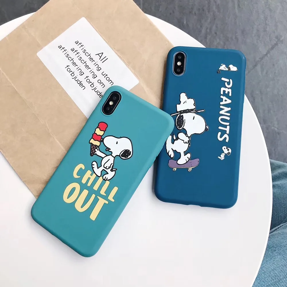 Чехол для телефона Peanut Charlie коричневый beagle Candy из ТПУ для Apple iPhone X XS Max Xr 11 pro 7 8 6 6s Plus мультяшный мягкий чехол