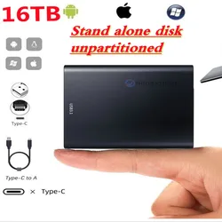 HDD Externe 8 TO Disque SSD 16 TO Périphérique De Stockage Disque dur 12 TO Ordinateur Portable USB3.0 ssd Disque Dur Mobile dysk SSD 