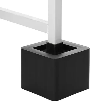 

4pcs Anti slip furniture legs Feet Black Speaker Cabinet bed Table Box Conical rubber shock pad floor protector Furniture Parts