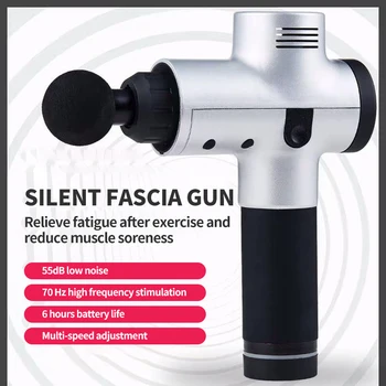 

Tissue Massage Gun Muscle Massager Muscle Pain Management after Training Exercising Body Relaxation Slimming Shaping Pain Relief