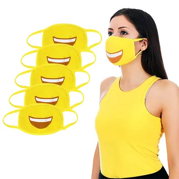 

1/5pcs Fashion Adult Floral Printing Cloth Face Mask Breathable Mouth Cover Reusable Windproof Mouth Mask Washable Face Shield