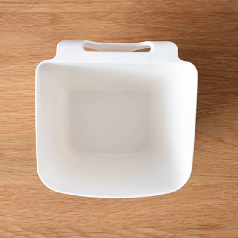 4pcs/set Portable Hanging Storage Bucket Plastic Container for Kitchen Sundries