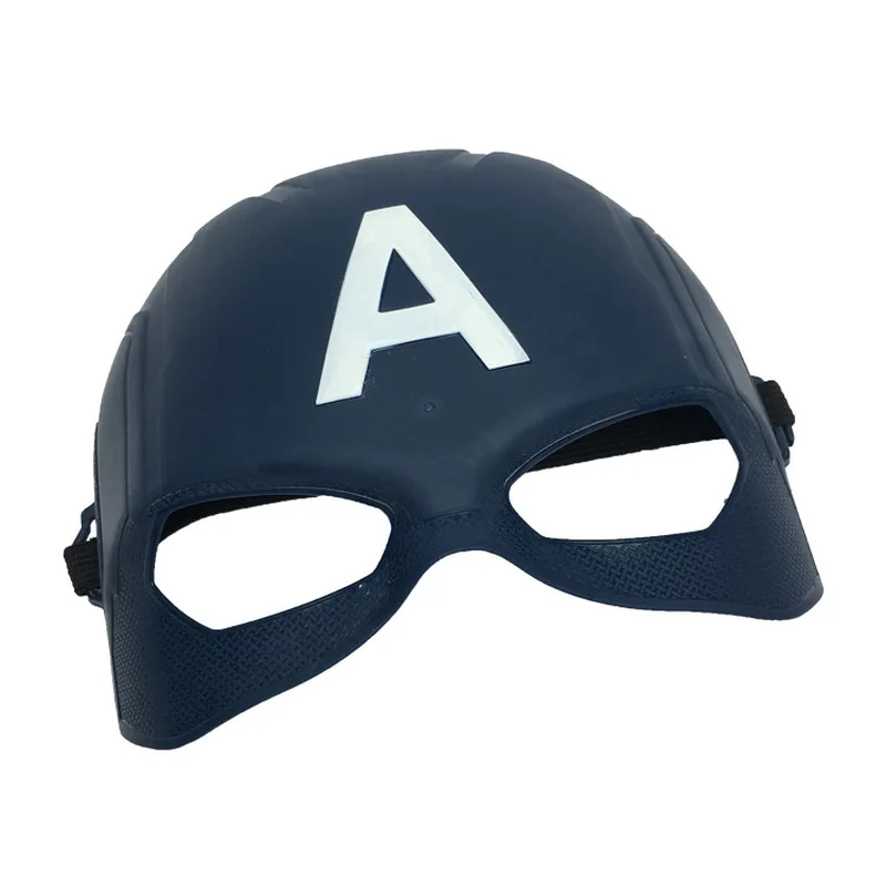 

PVC Captain America Mask Civil War Half Face Avengers Captain US Halloween Mask