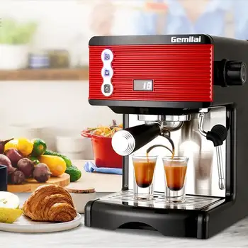 

Coffee Machine CRM3601 Coffee Machine Home Small Semi-automatic Manual Espresso Concentrated Italian Grinding