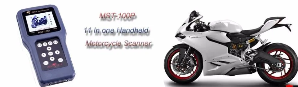 Новая модель сканера последняя заводская цена mst-100p портативный поддерживает несколько моделей мотоциклов
