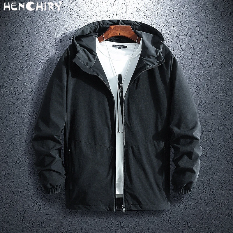 

HENCHIRY Men's Jacket Winter Coat Jacket puls size Keep warm Autumn & winter jacket youth men Windproof jacket Mens Outwear 8XL
