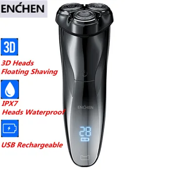

Enchen BlackStone3 Face Shaver 3D Electric Shaver For Men Washable Type-C USB Rechargeable Shaving Beard Machine