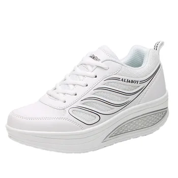 

Sneakers women Running Shoes Sports Women New Black High Quality Suede Leather Casual Shoes Cushion Sneakers Hommes#g4