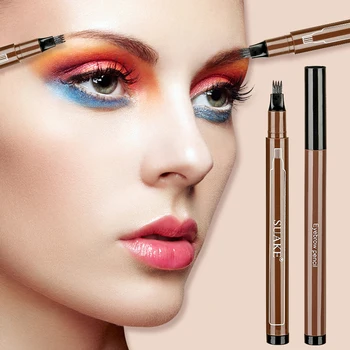 

Waterproof Natural Eyebrow Pencil 3D Microblading Four-claw Tint Tip Tattoo Eyebrow Fine Sketch Liquid Eyebrow Cosmetics TSLM1