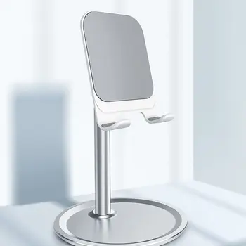 

Desktop Phone Holder Tablet Stand For Ipad Phones Universal Bracket Metal Telescopic Adjustable Height Angle Live Support