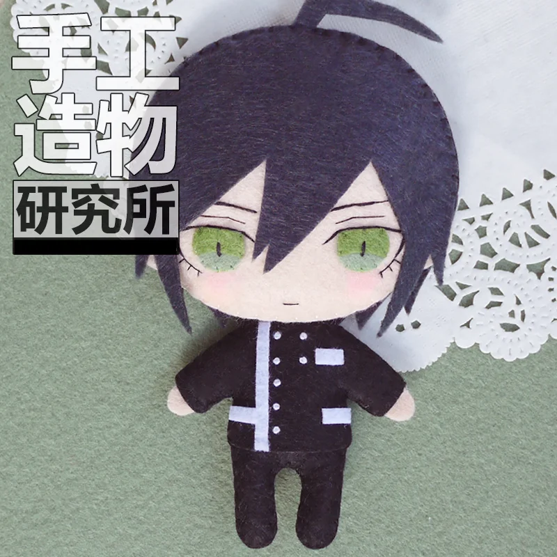 Аниме Danganronpa Saihara Shuichi 12 см брелок ручной работы Materical Package игрушки мини кукла