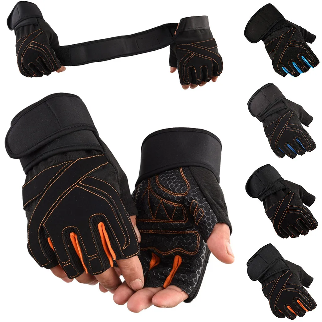 

Unisex half Finger Gloves Tactical Outdoor Sports Mountaineering Fitness Mittens 2019 Spring Autumn New plus size Fashion Gloves
