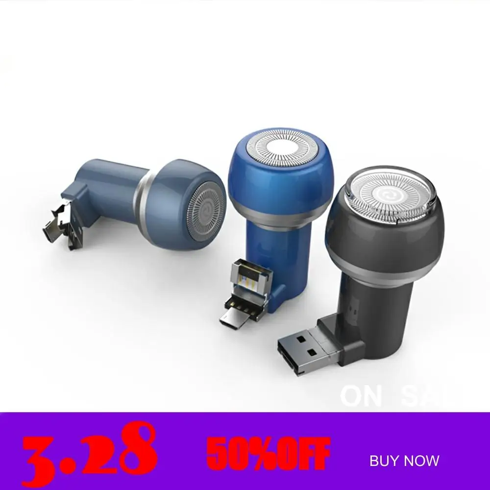 

Mini USB Electric Shaver for iPhone Creative Design Men Electric Mobile Phone Chargeable Shaver Razor for Android