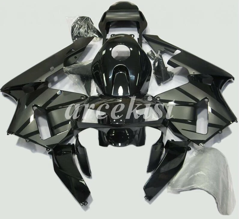 

New ABS Plastic Injection Mold Full Fairings Kit Bodywork set fit for HONDA CBR600RR F5 2003 2004 600RR 03 04 Cool black gray