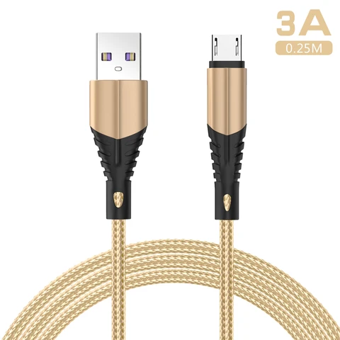 3A Micro USB Cable Fast Data Charger Cable For Samsung Galaxy J6 A6 A7 J4 Plus Huawei OPPO Vivo PS4 Controller Xbox One