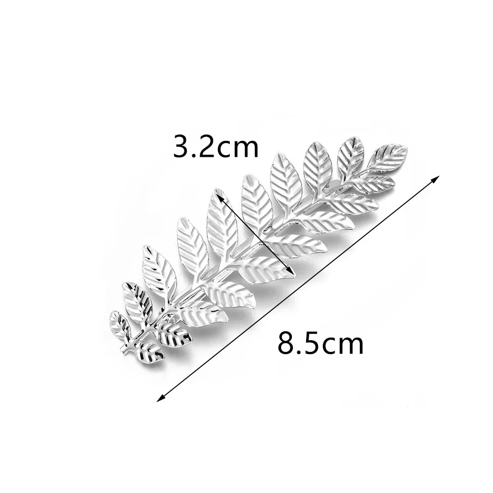 Новинка 1 шт. заколки-гребни с золотыми листьями, заколки для девочек, заколки для волос, заколки для волос, аксессуары для укладки волос, украшение для волос