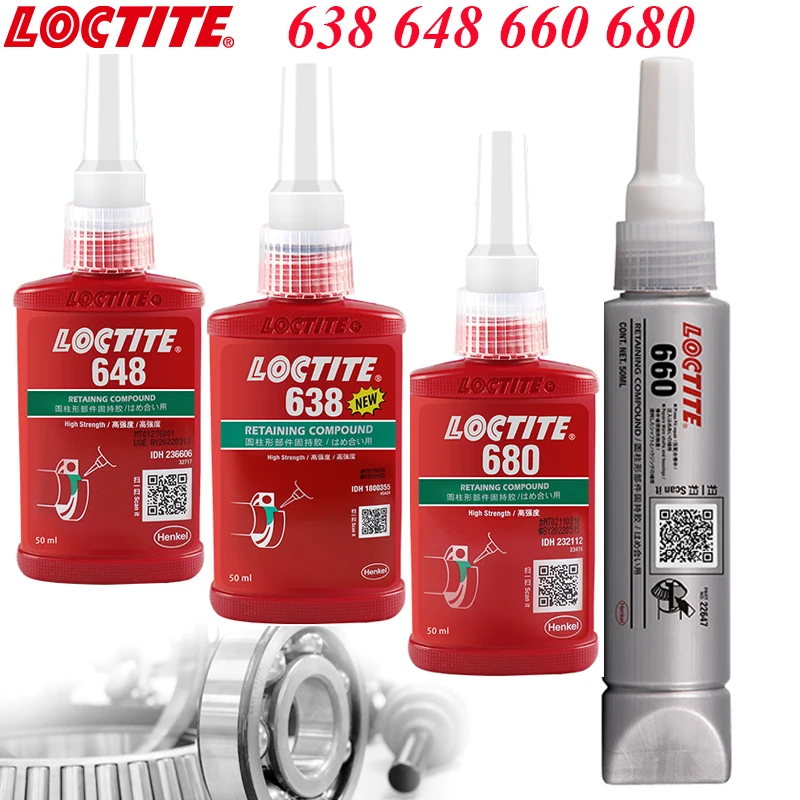 50ml Loctite 660 638 648 680 Axle Pin Glue Highstrength Shaft Pin