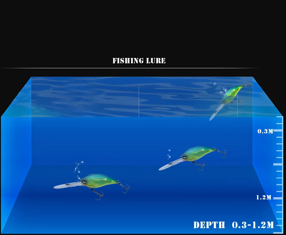 Bassland Crankbait Рыбная приманка вобблер isca искусственная жесткая приманка stickbait рыболовные воблеры Рыбалка leurre pesca зимняя рыбалка