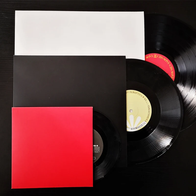 CD Outer Sleeves 10PCS Hard Cardboard For 12 inch LP 10 inch 7 Record