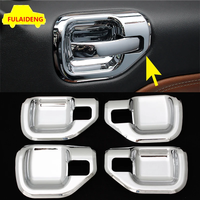 4 шт. для Jeep Патриот 2011- ABS хром внутренние аксессуары дверные ручки колпаки крышка отделка автомобиля Стайлинг Аксессуары