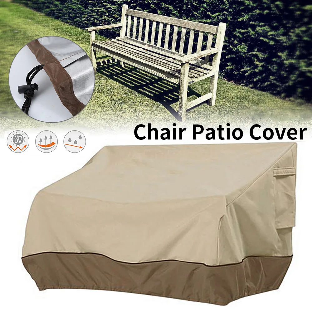 Patio Furniture Covers Waterproof Outdoor Chair Patio Cover Case Dust-proof Furniture Chair Sofa Covers Garden UV Sun Protector