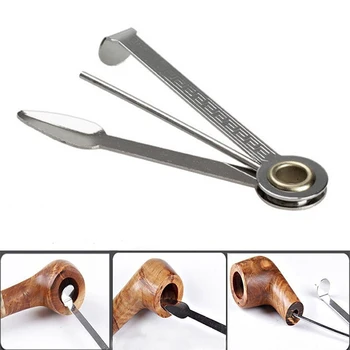 

Multifunctional 3in1 Stainless Steel Smoking Tobacco Pipe Cleaner Cleaning Tool Smoking Accessories Weed Tobacco Pipe Cleaner