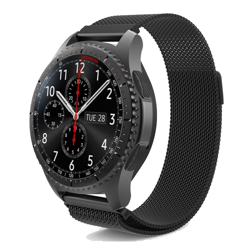 Для samsung galaxy watch 46 мм 42 мм active 2 ремешок gear S3 Frontier 22 мм 20 мм Milanese huawei watch GT 2 ремешок galaxy watch band