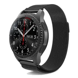 22 мм ремешок для часов samsung galaxy watch 46 мм 42 мм active 2 gear S3 Frontier ремешок Milanese amazfit bip huawei watch GT ремешок 20