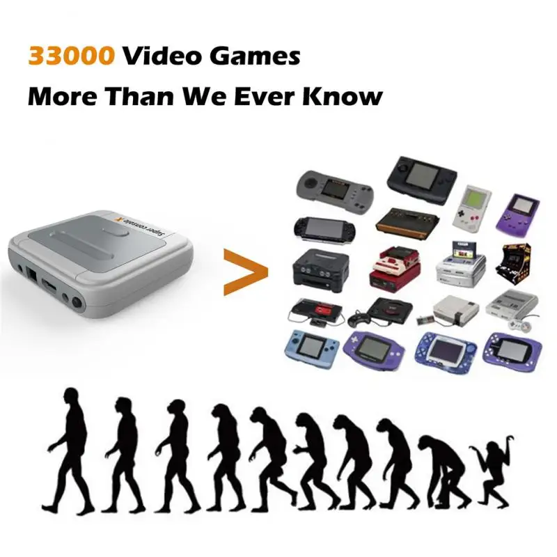 Retro Video Game Console Super Console X Pro Wifi 4K HD For /PS1/N64/DC Mini TV Game Players With 50000+ Games 50+ Emulator