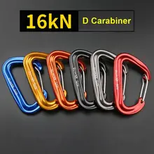 

16KN Tools Professional Outdoor Accessory Climbing Equipment Mountaineering Buckle Climbing Carabiner Safety Lock Hook