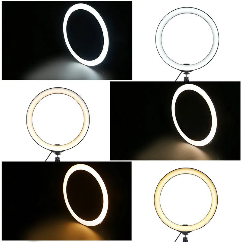 20LEDs Ring Light 7.6 Inch With Tripod Stand USB 3 Modes LED Light For Live Stream Make Up Light Lamparas 40AUG2914