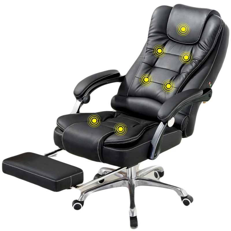  High Quality Office Massage Armchair Fauteuil Boss Gaming Chair Ergonomics Synthetic Leather Cowhid