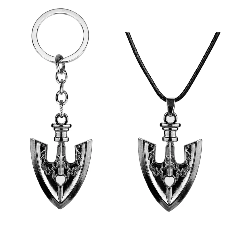 Anime Jojos Bizarre Adventure Necklace Kujo Jotaro Shovel Rope Chain
