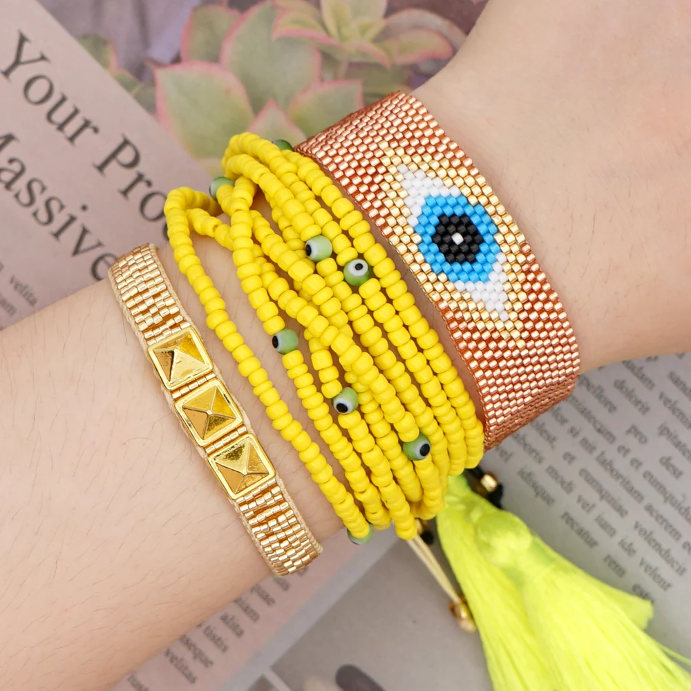 Браслет Go2boho MIYUKI для женщин ювелирные изделия браслеты дружбы богемные летние