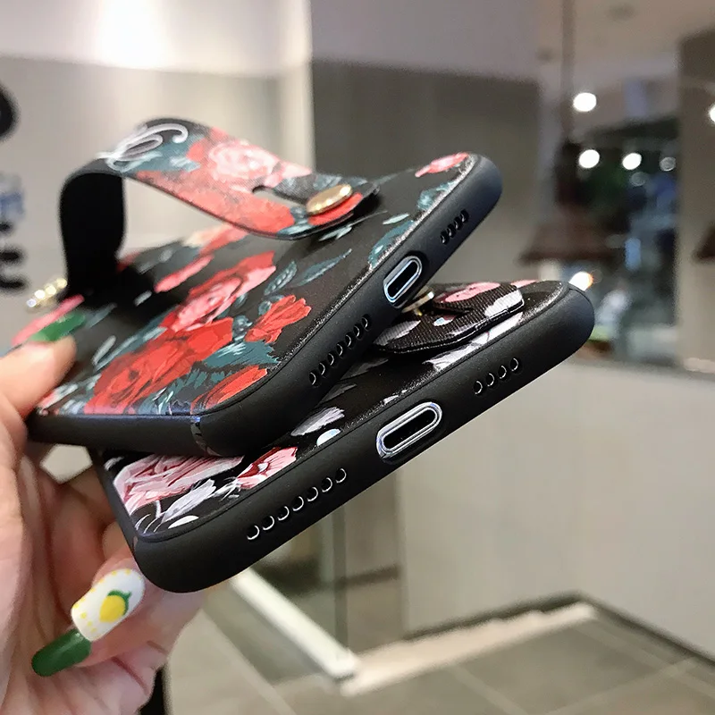 Чехол-браслет для samsung Galaxy S9 S8 S10 плюс A10 A20 A30 A40 A50 A60 A70 A750 Note 8, 9, 10, плюс автомобильный держатель телефона чехол s