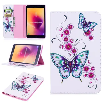 

For Samsung galaxy Tab A 8.0 2017 SM-T380 T385 Case Cover PU Leather Wallet tablet cover for samsung tab a 8 case