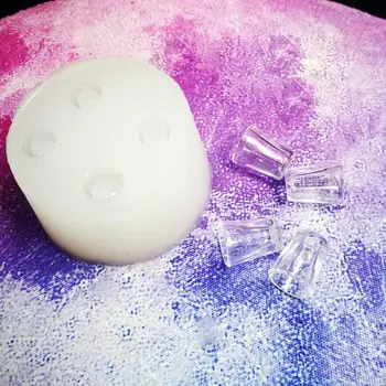 

Mini Water Cup Bottle Pendant UV Resin Casting Mold Silicone Mold Jewelry Making L4ME