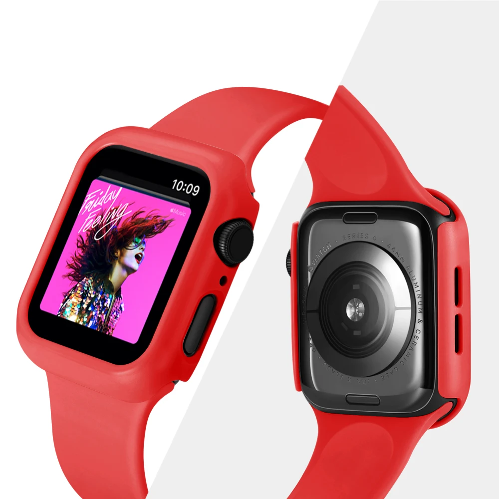 Watch Cover Case For Apple Watch Series 5 4 3 2 1 Case 42mm 38m 40mm 44mm 360 Full Slim PC Shell Screen Protector for iWatch 5/4