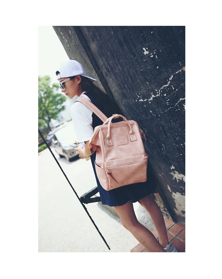 2021 New Leather Backpacks Women School Bags for Teenager Girls Waterproof Fashion Laptop Backpacks Travel Bags Female Rucksack stylish backpacks for teenage girl