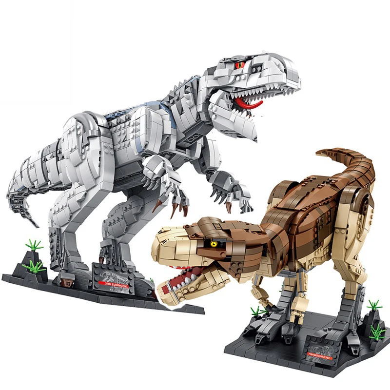 Giocattoli Di Dinosauro Jurassic Indominus Rex Dinosaur World Building Blocks Dinosaur Skeleton Dinosaur Toy Boy Toys Regali Di Natale Per Bambini