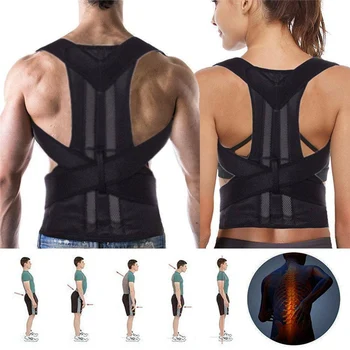 

Posture Corrector Back Posture Brace Clavicle Support Stop Slouching and Hunching Adjustable Deportment Back Trainer Unisex