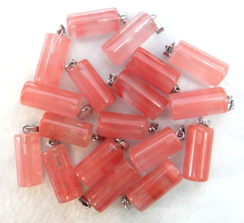 

Цилиндрические Подвески с бирюзой и тигровым глазом для изготовления ювелирных изделий «сделай сам», Аксессуары для ожерелья, 50 шт., A8