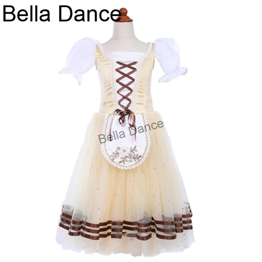Giselle Romantic Tutu Maid Ballet costume adult professional ballet long tutu dress for competition BT9244