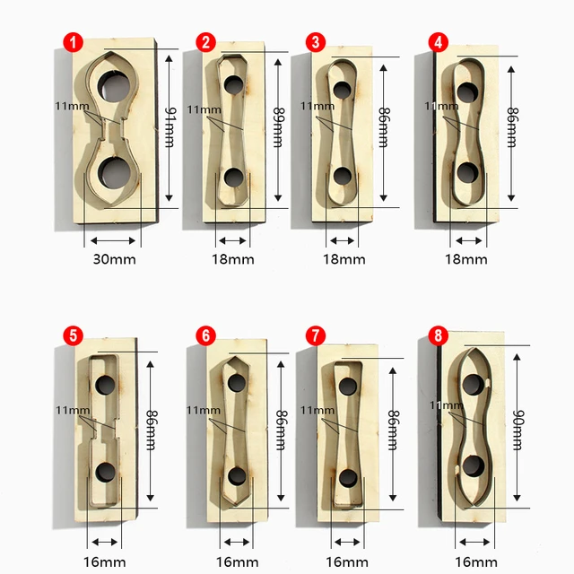 Leather Cutting Dies Scrapbook Embossing Wooden Die Cutting Leather Die  Cutter Leather Leathercraft Tool for Jewelry Making Supplies