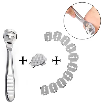 

Stainless Steel Foot Shaver Callus Remover Foot Skin Shaver Corn Cuticle Cutter Remover Rasp Pedicure File Foot Dead Skin Shaver