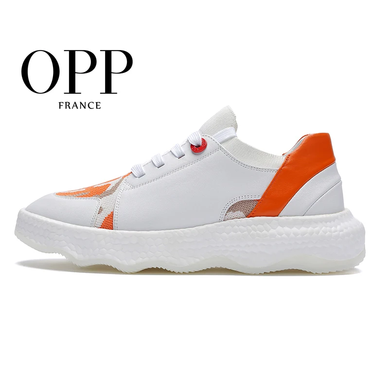 Ботинки OPP мужские дышащие кружевные сетчатая поверхность увеличенная толстая