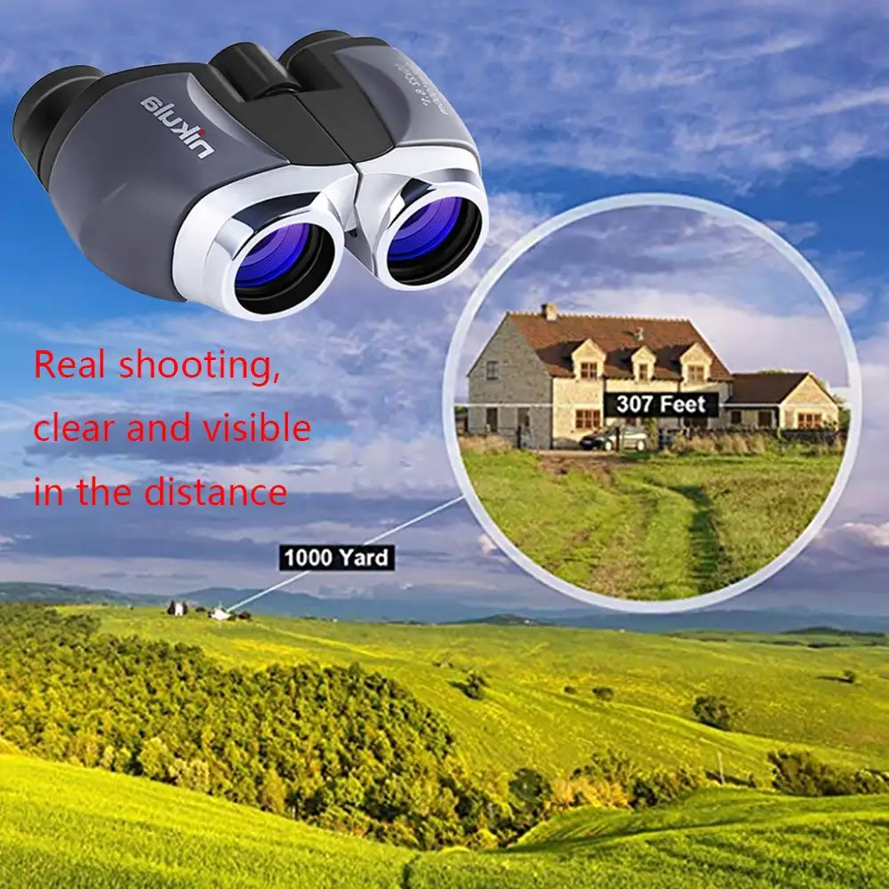 High Definition Telescope 10X22 Waterproof Mini Binoculars Portable Military Zoom 10X Scope For Travel Hunting