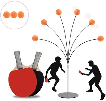 

Portable Table Tennis with Leisure Decompression Sports for Adults and Kids Indoor Outdoor Play(2 pcs Paddle +3 pcs Ball)